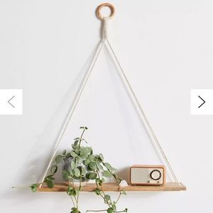 ELIE MACRAME HANGING SHELF